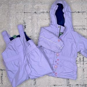 LLBean Infant Matching Winter Coat and Snow Pants.